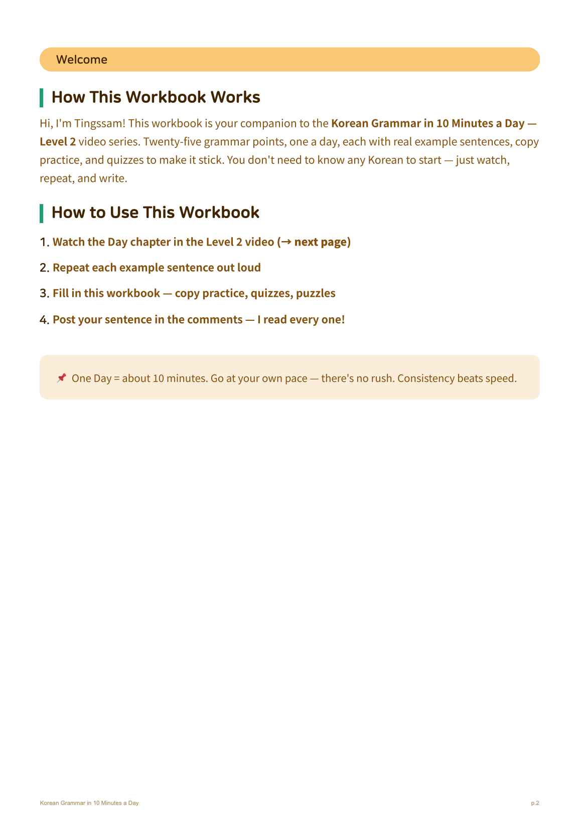 Level 2 Complete Pack — Workbook + Audio Bundle (MP3 + Anki) | Days 26–50