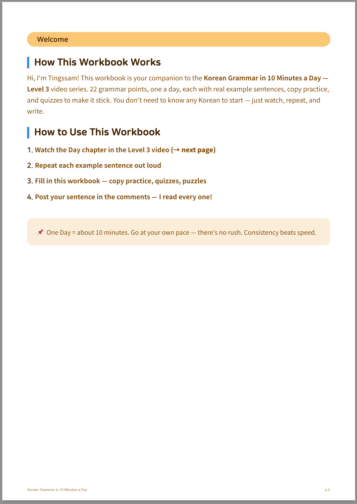 Level 3 Complete Pack — Workbook + Audio Bundle (MP3 + Anki) | Days 51–72