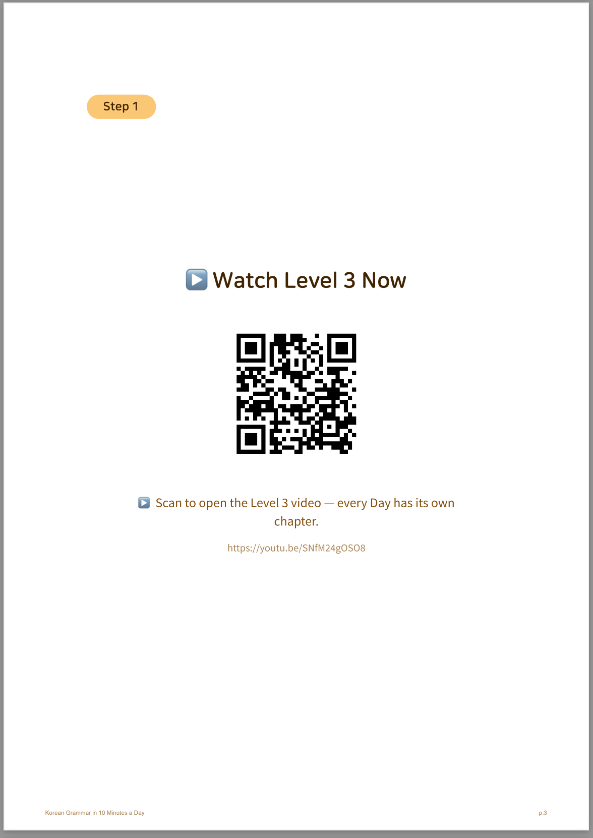 Level 3 Complete Pack — Workbook + Audio Bundle (MP3 + Anki) | Days 51–72